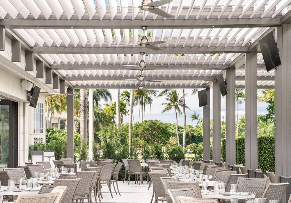 Boca West Country Club – Azenco Pergola Cover