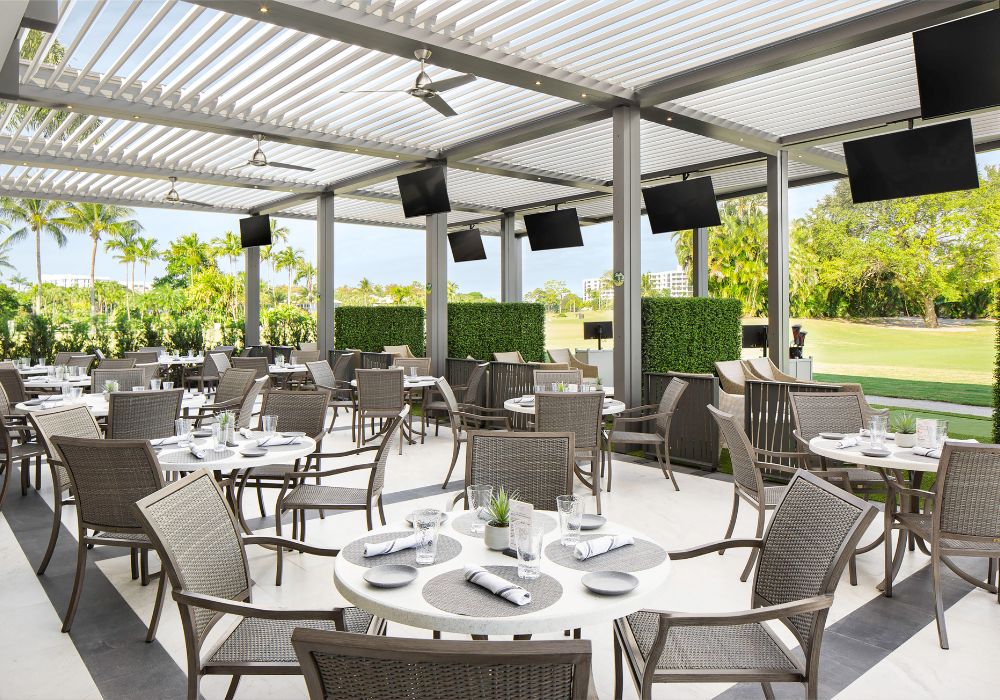Boca West Country Club – Azenco Pergola Cover