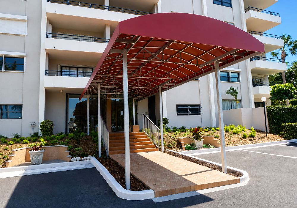 Riverview Condos – Custom Fabric Canopy